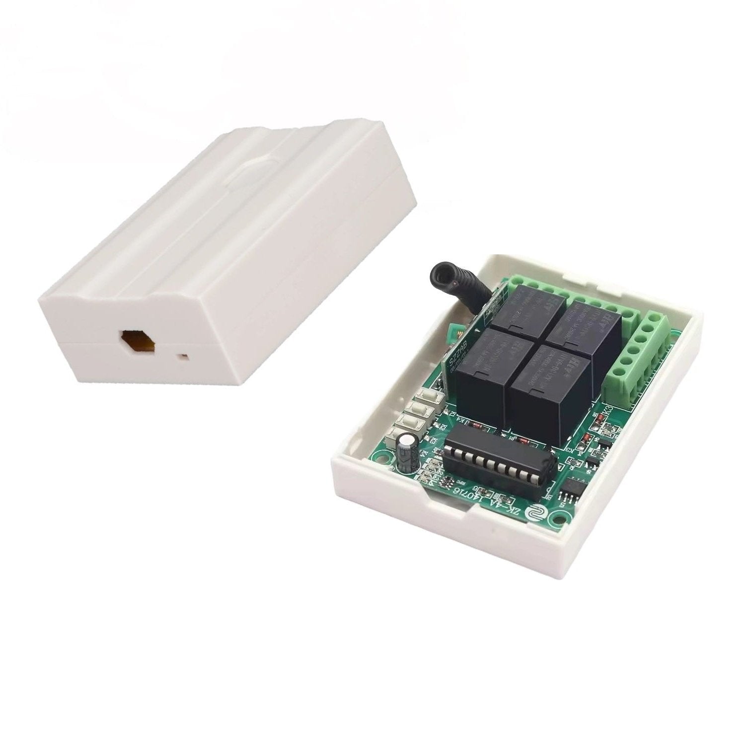 12VDC 315-MHz 4-Channel RF Receiver Module with Casing