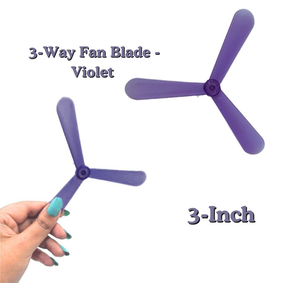 3-Inch Blades 3-Wings Toy Fan for DC Motor
