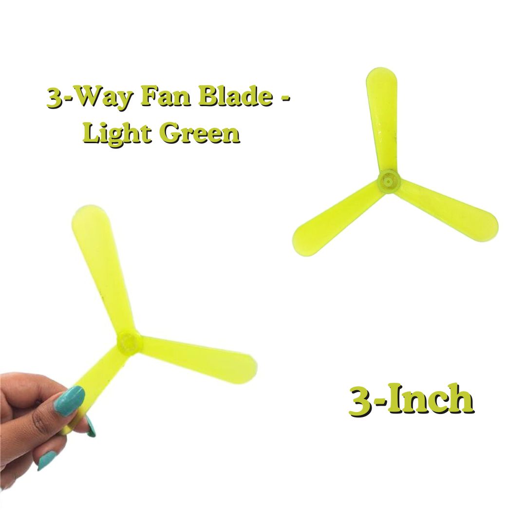 3-Inch Blades 3-Wings Toy Fan for DC Motor