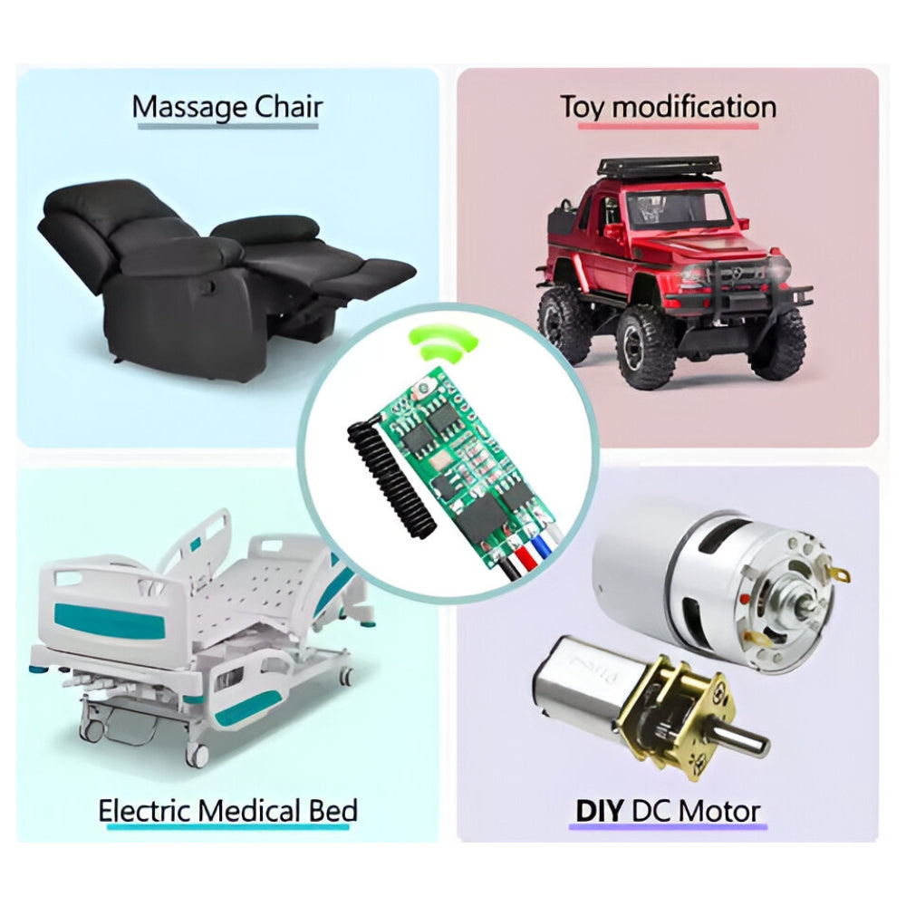 Wireless DC Motor Controller with Remote