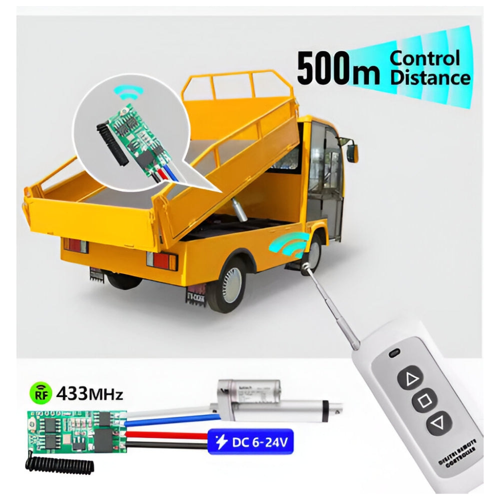Wireless DC Motor Controller with Remote
