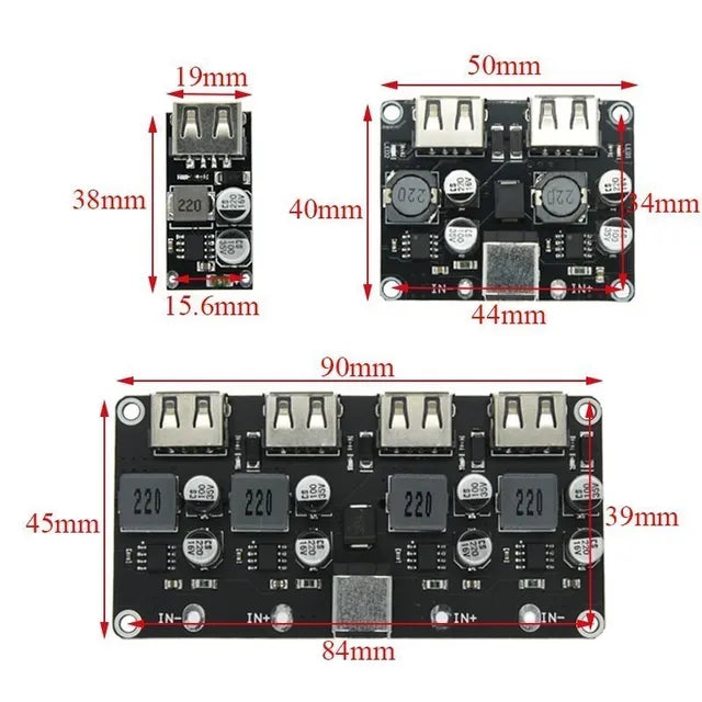 QC3.0 QC2.0 DC to DC Buck Converter Charging Module