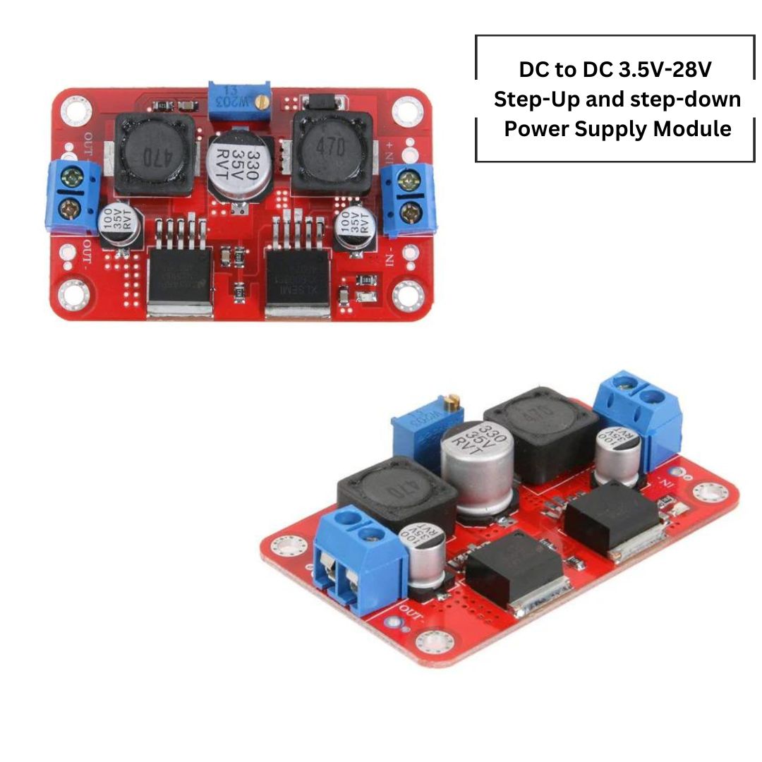 LM2596 & XL6009 DC to DC Step-Up and Step-Down Power Supply Module 3.5V-28V