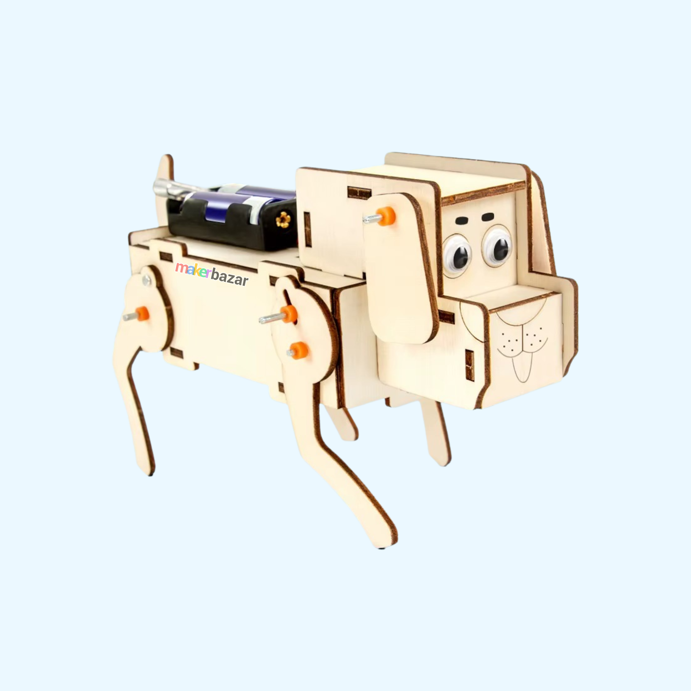 DIY Voice-Controlled Mechanical Puppy STEM Educational Toy Kit
