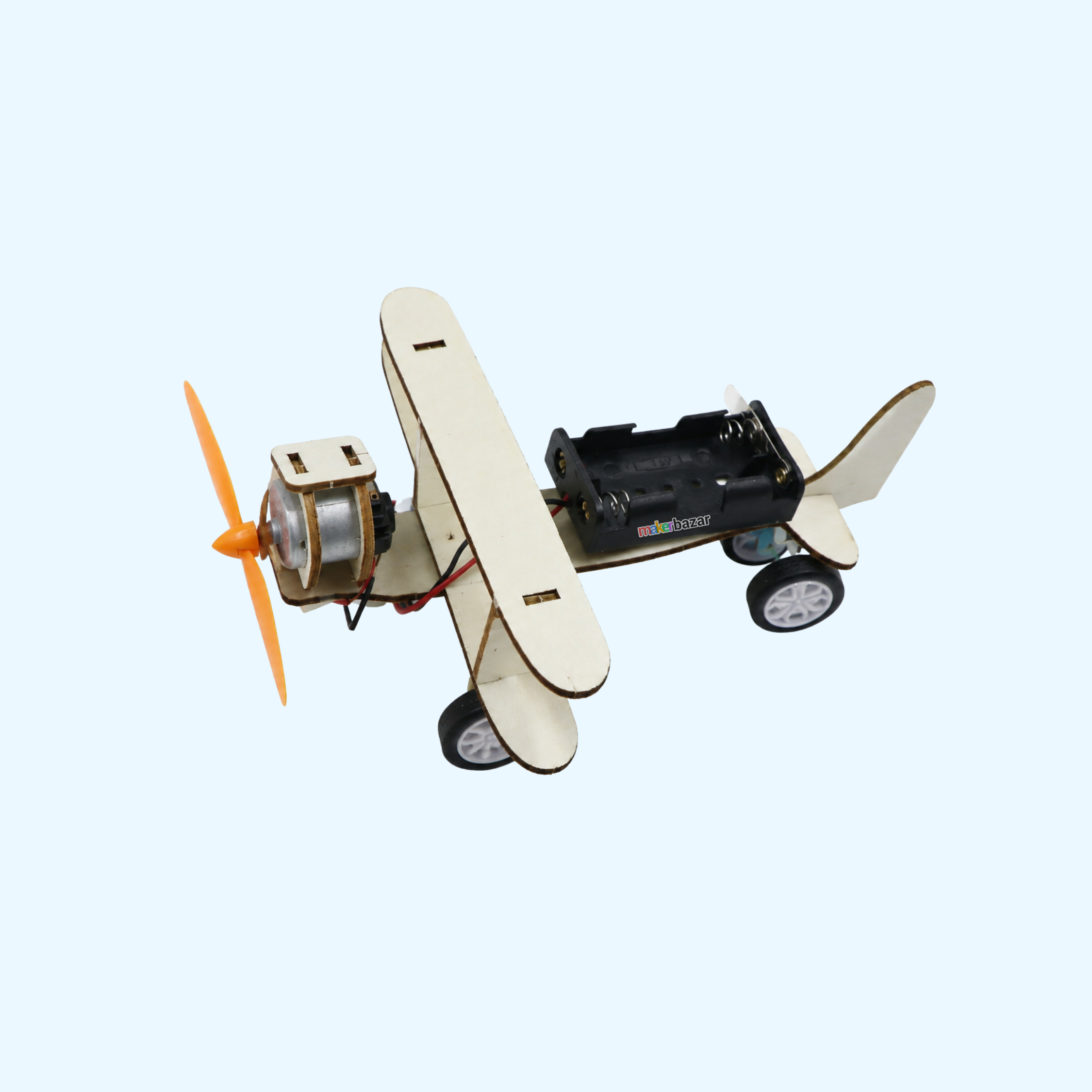 DIY Wooden Double-Wing Aero Plane Glider STEM Model Kit