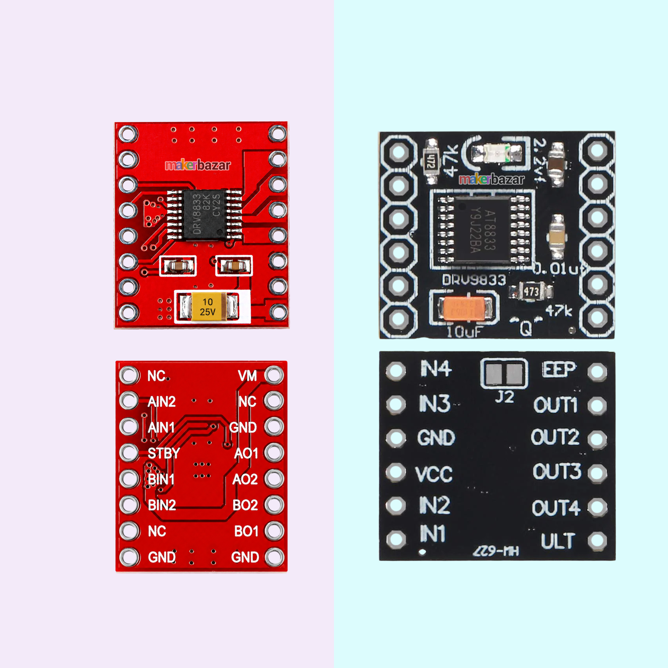 DRV8833 2-Channel DC Motor Driver