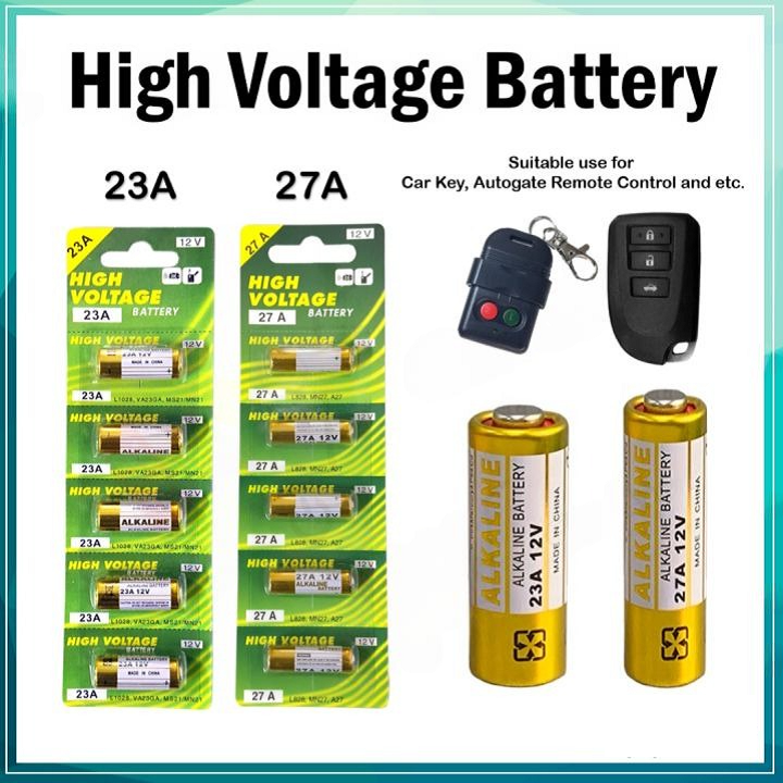 GP High Voltage 12V Alkaline Batteries for Remote Control