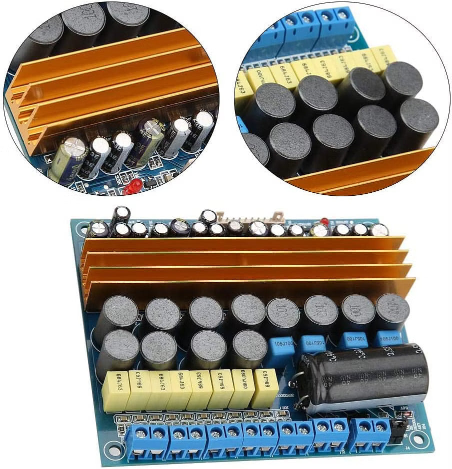 TPA3116 Power Amplifier Board 100Wx2+4*50W Audio Amp 5.1 Channel Class D Digital Amplifier