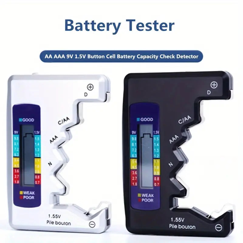 Battery Tester and Voltage Indicator For AA AAA C D 9V 3V 1.5V Cells