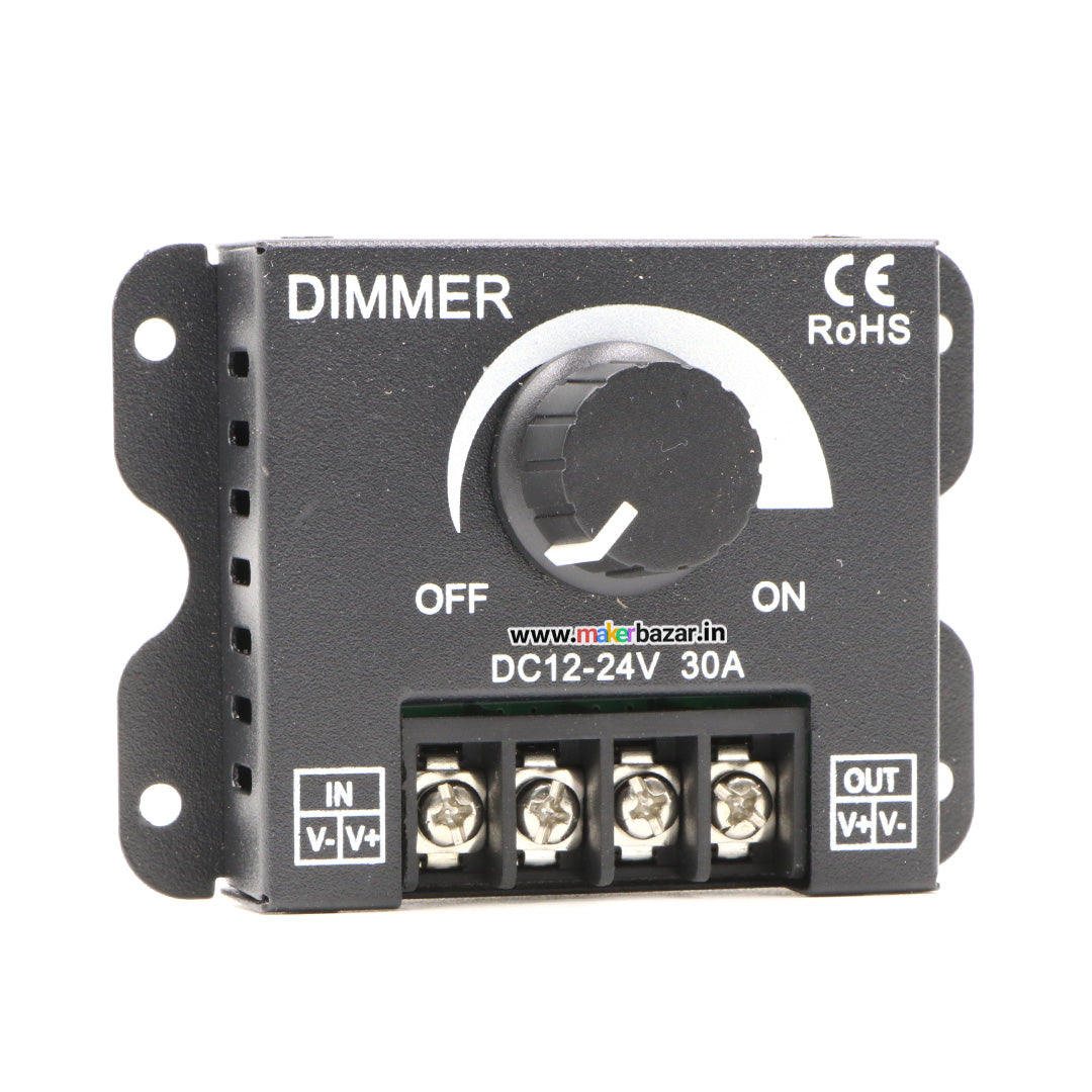 LED Switch Dimmer Controller DC 12V 24V 30A 360W 720W for Led Strip