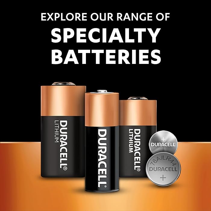 Duracell LR44 1.5V Alkaline Battery Button Cell