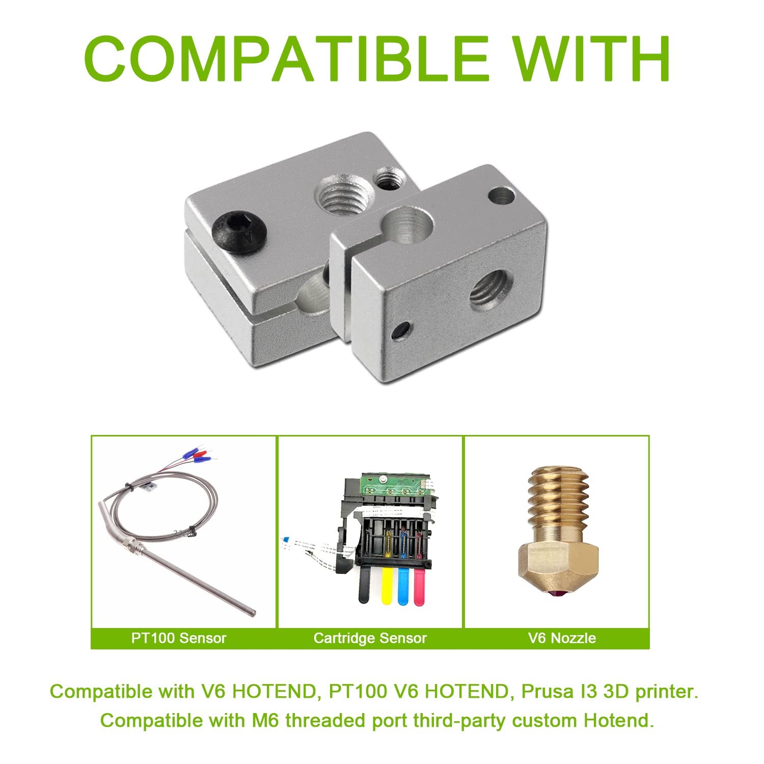Heater Block for 3D Printers