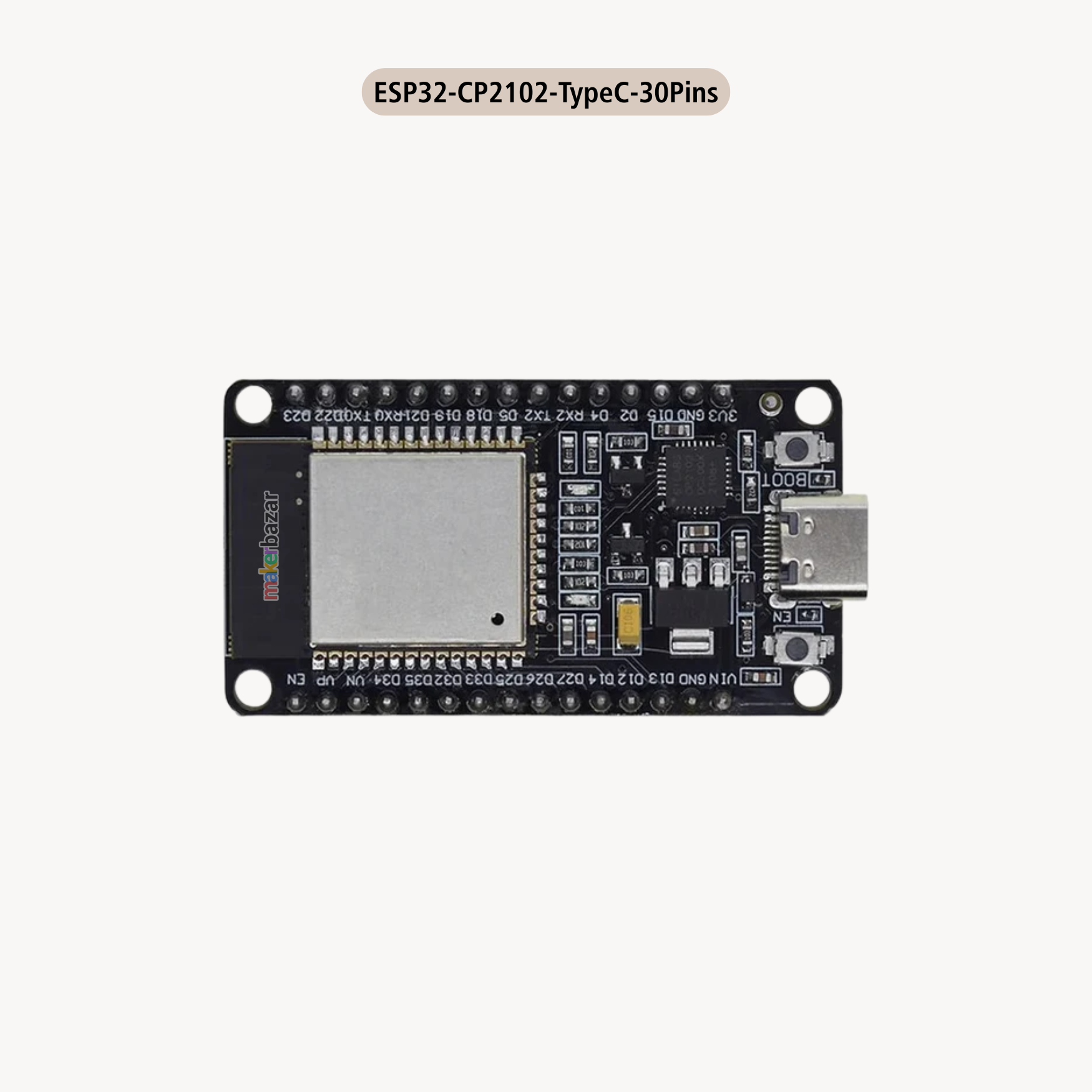 ESP32 WROOM WiFi BLE Bluetooth IOT Node MCU Board