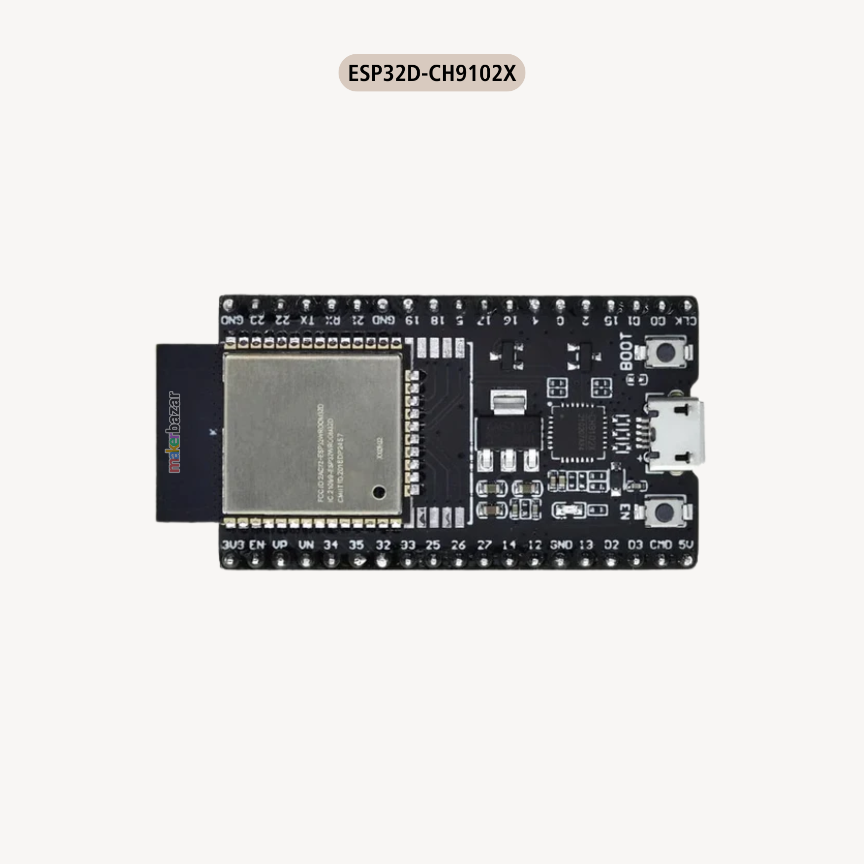 ESP32 WROOM WiFi BLE Bluetooth IOT Node MCU Board