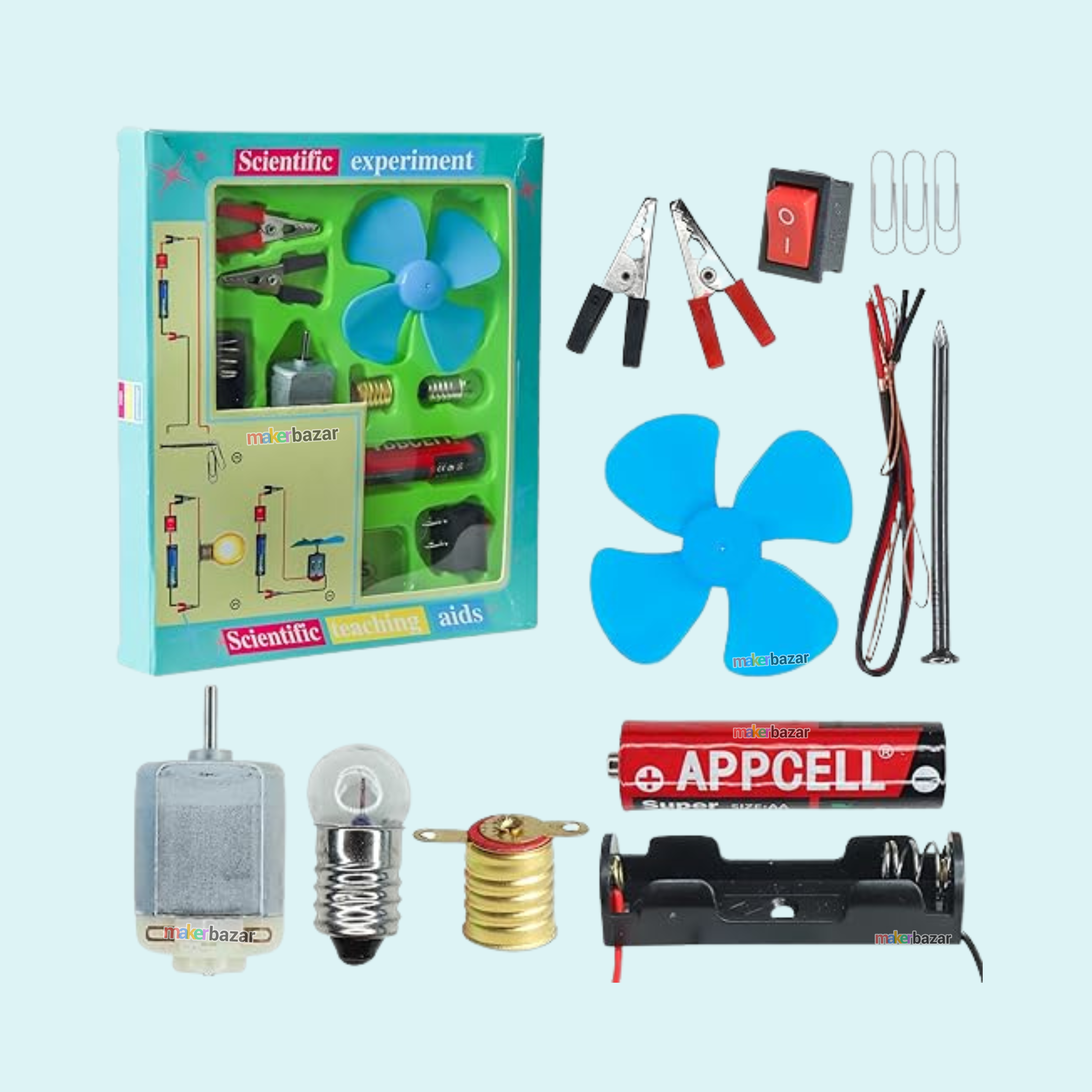 STEM Science Experiment Kit KX-2023 Basic Electricity Experiments