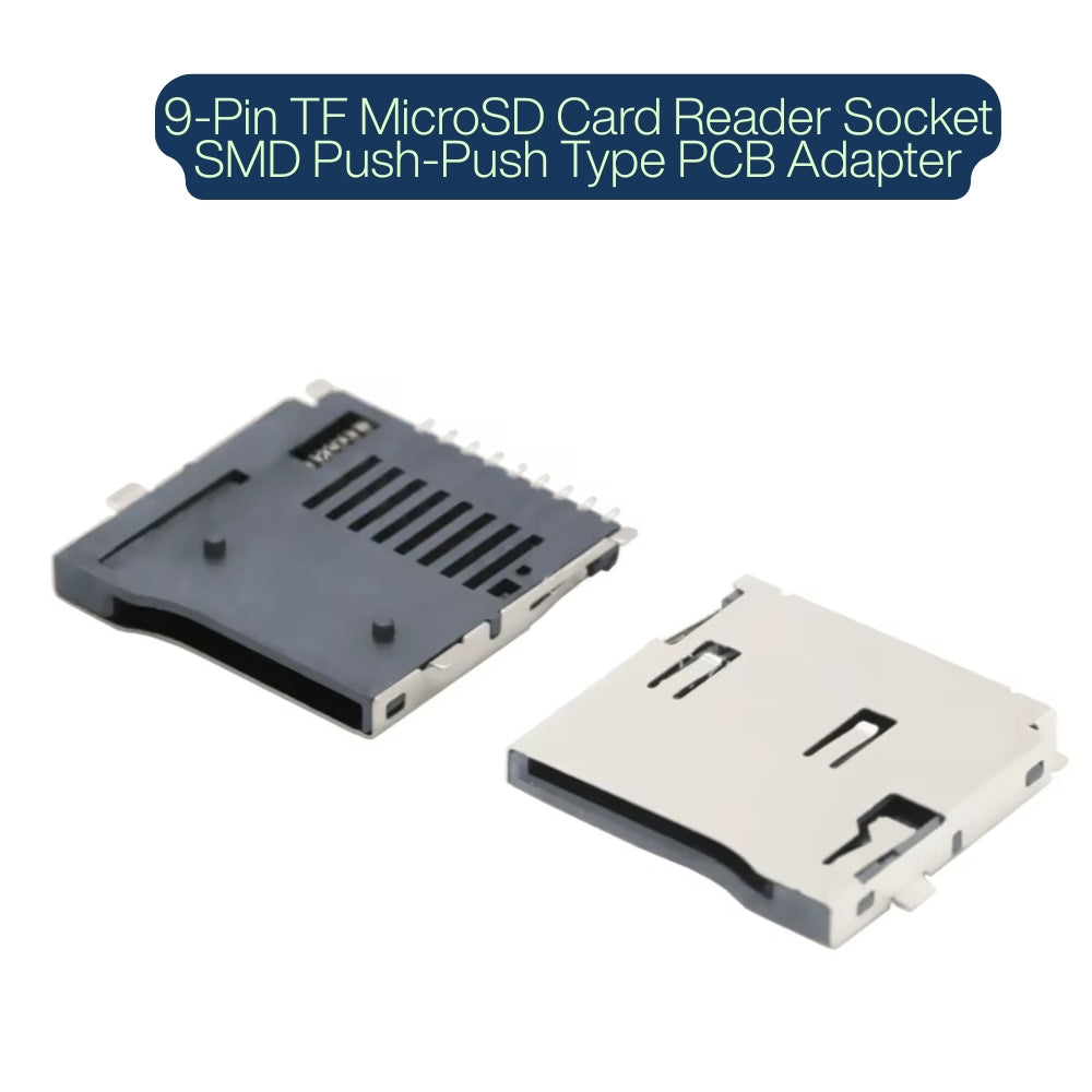 TF MicroSD Card Reader Socket PCB Adapter
