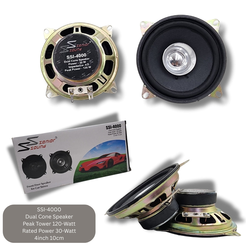 Senior Sound Speaker Pair for Cars Stereo