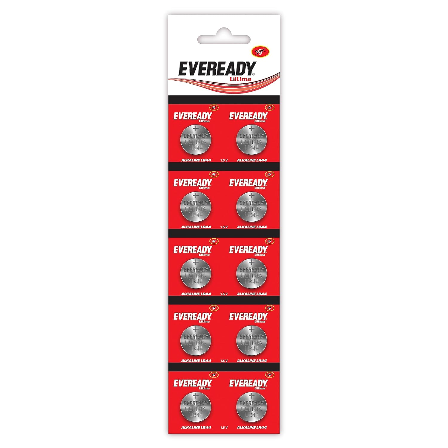 Eveready: 1.5V LR44 Round Lithium Coin Button Cells