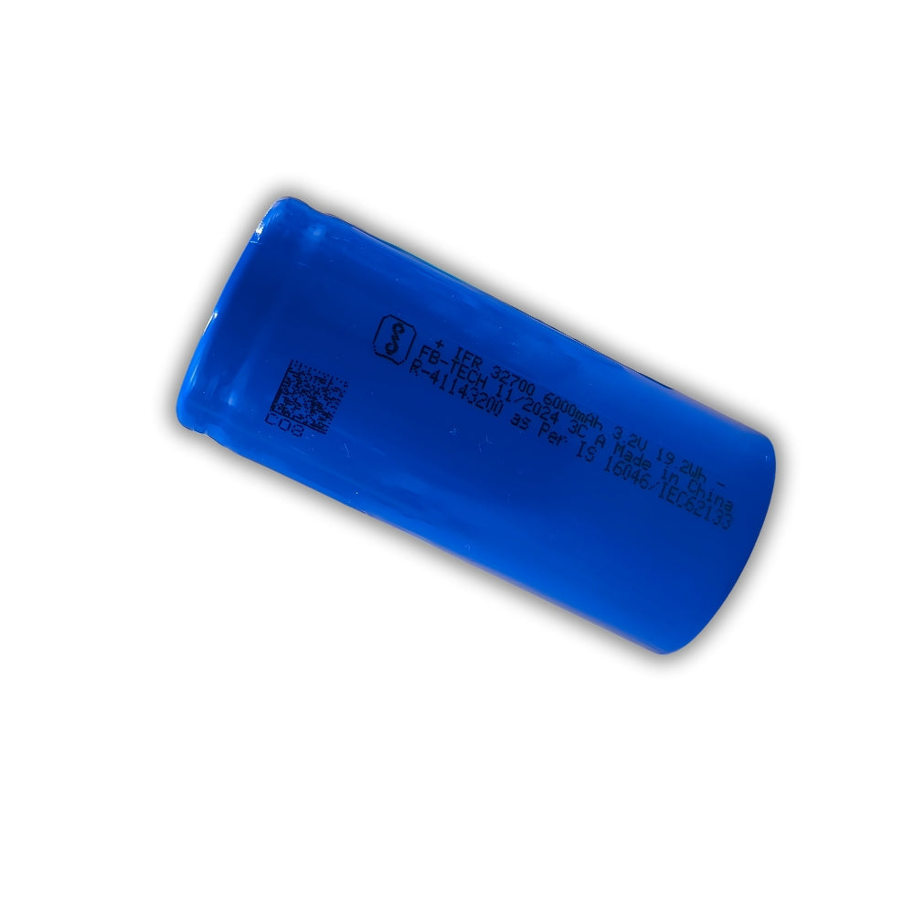 32700 32650 3.2V Rechargeable 6000mAh LifePO4 Battery Cell
