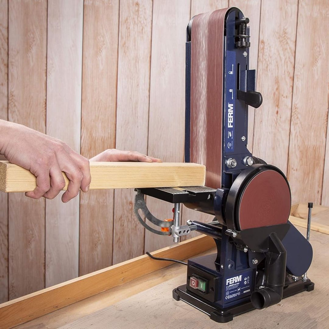 Ferm: Bench Sander with Mitre Guide