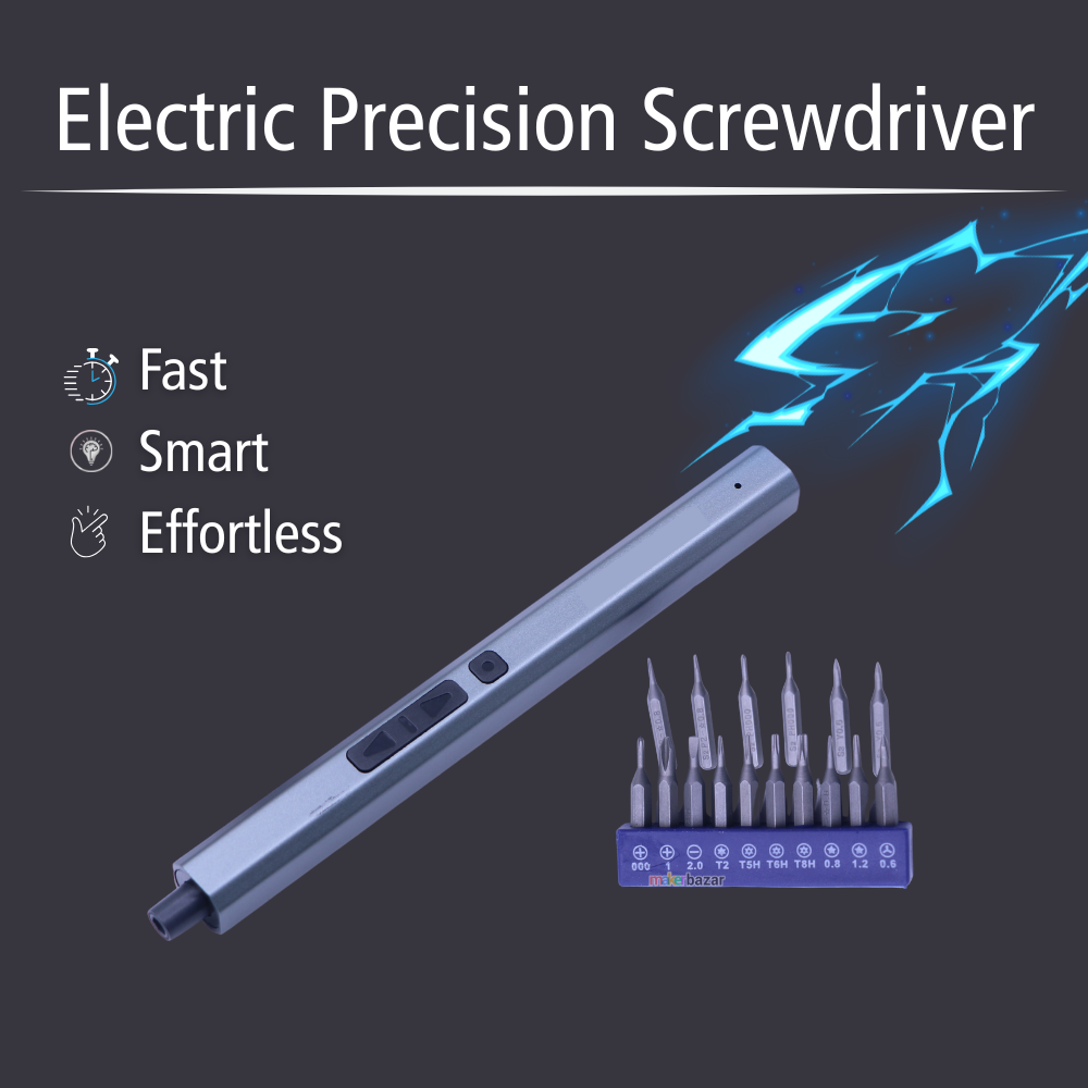 16-in-1 Rechargeable Cordless Electric Mini Screwdriver Set