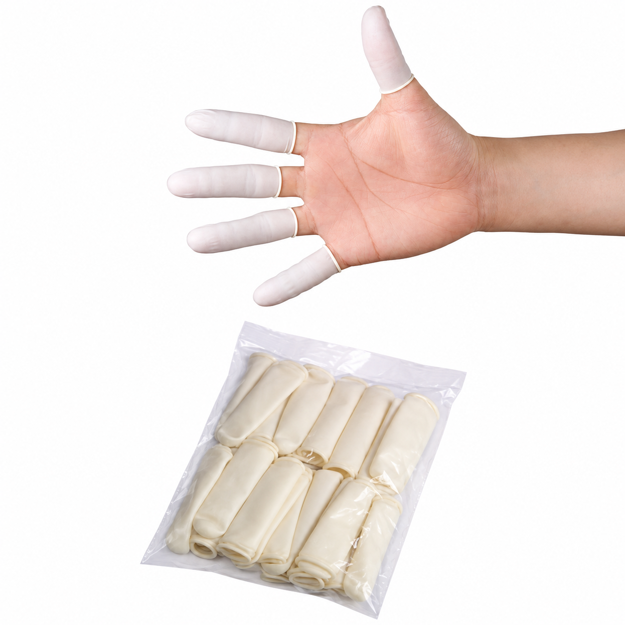 Finger Gloves Protective Latex Cots