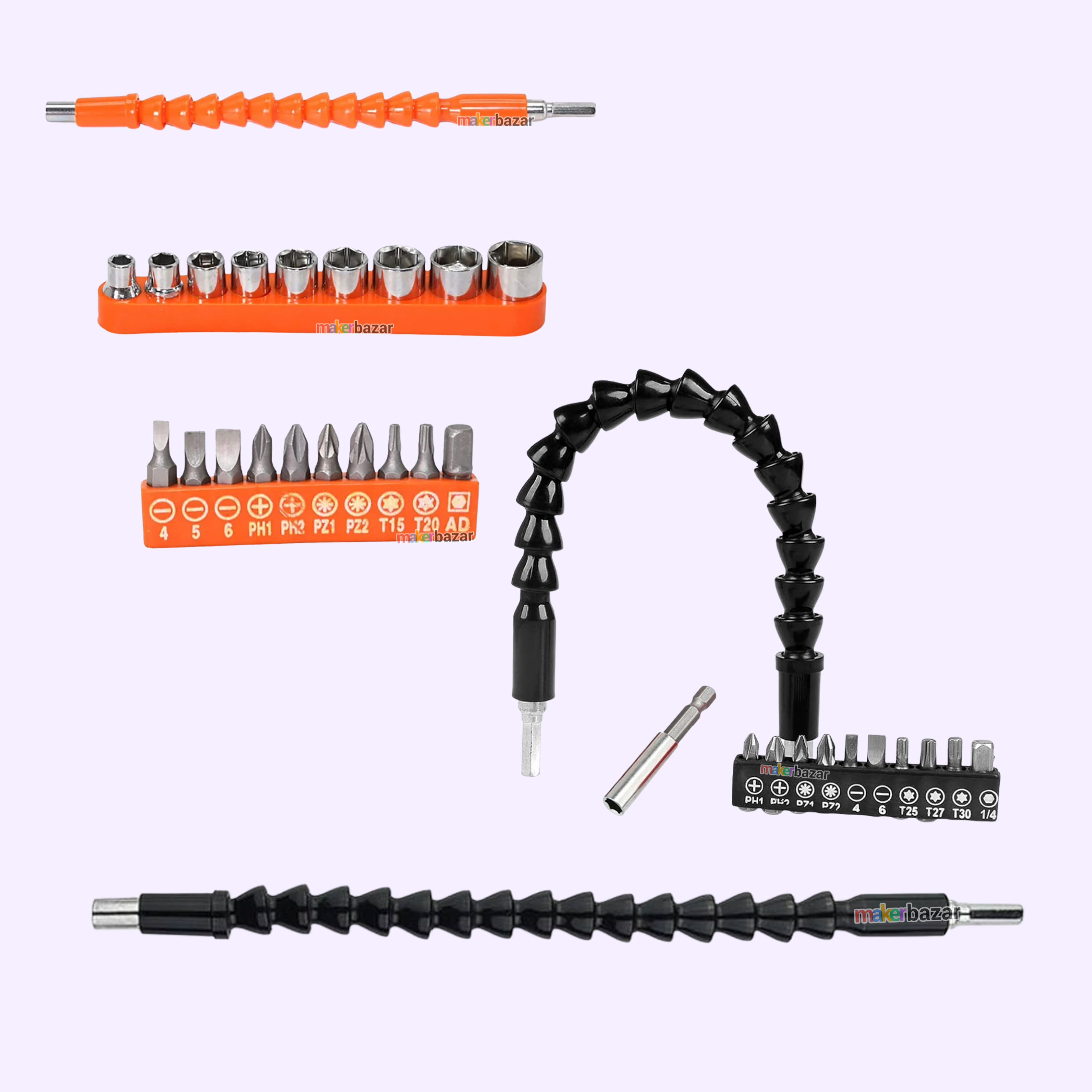 Flexible Drill machine and Electric ScrewDriverExtension Shaft