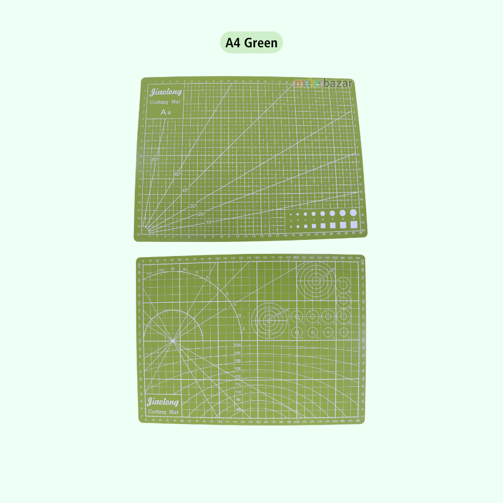 Self-Healing 5-Layered Flexible Cutting Mat Marked with Pattern and Grids