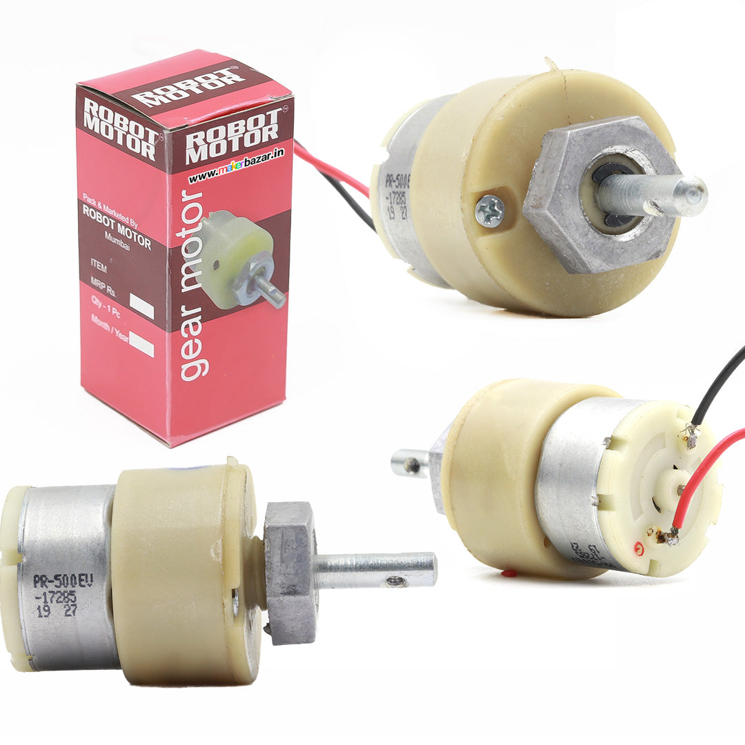 CHANCS Moteur Réversible à Engrenages 2RPM 12V DC - Moteur Couple Élevé Pour Automatisation Et Projets DIY