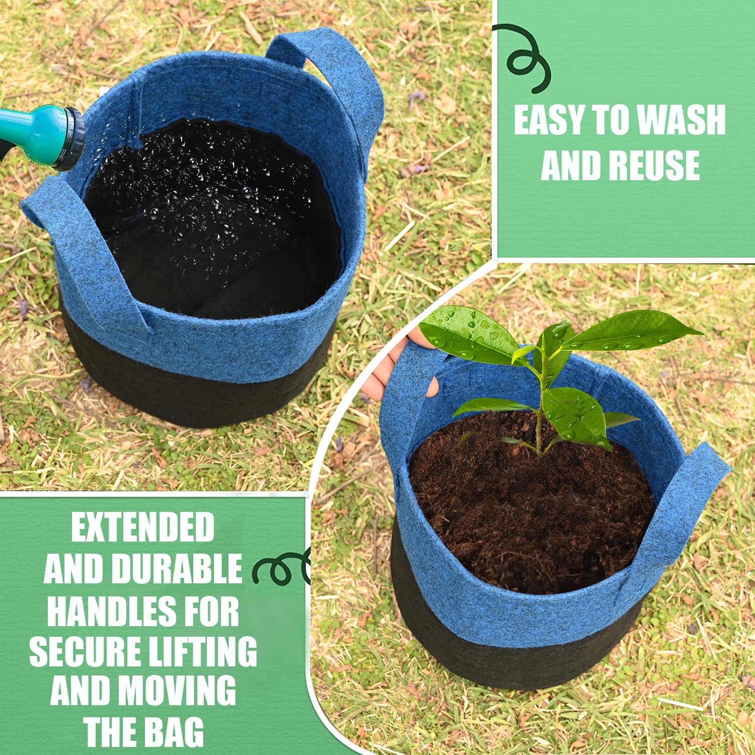 Geo Fabric Grow Bags For Plants