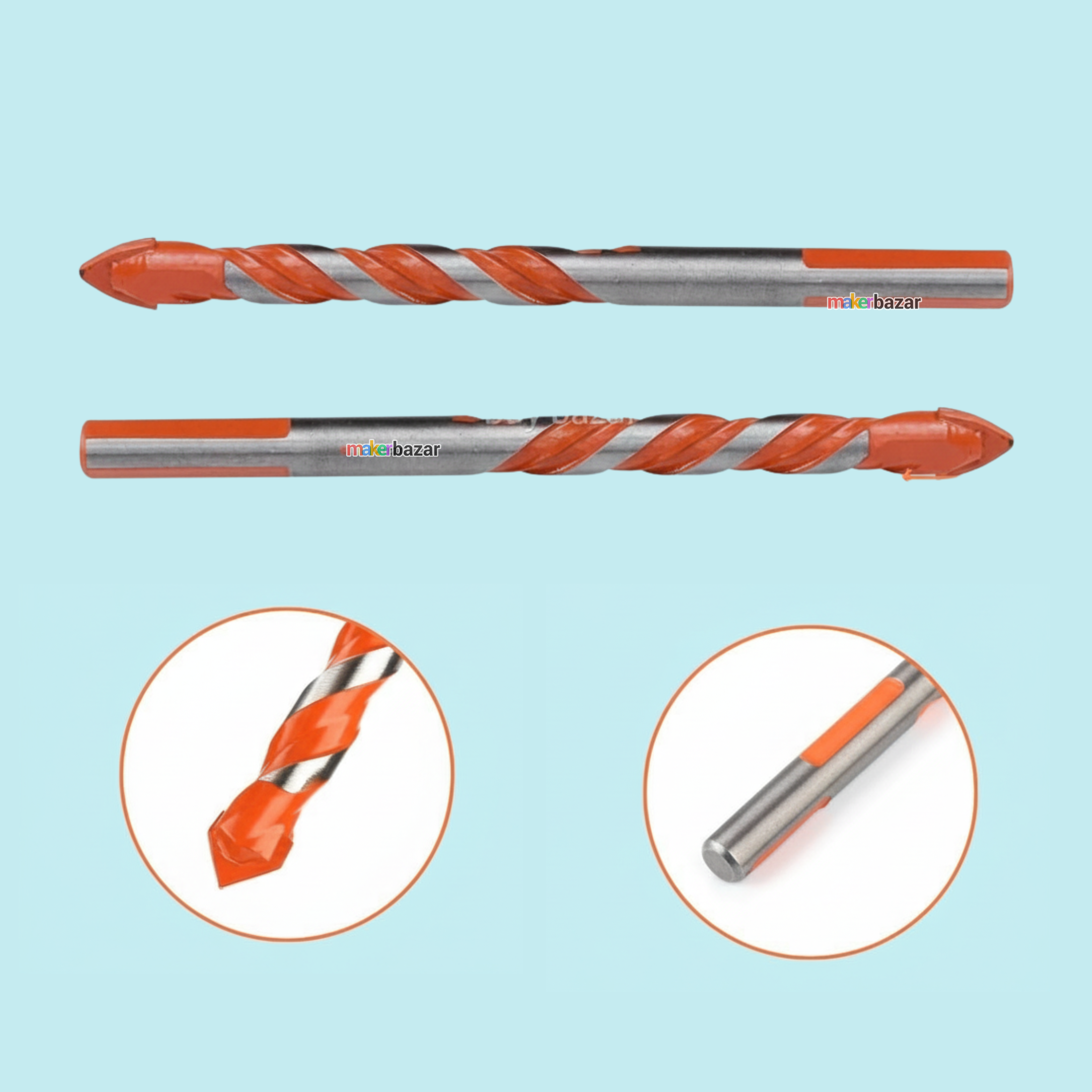 Glass & Tile Arrow-Head Drill Bit
