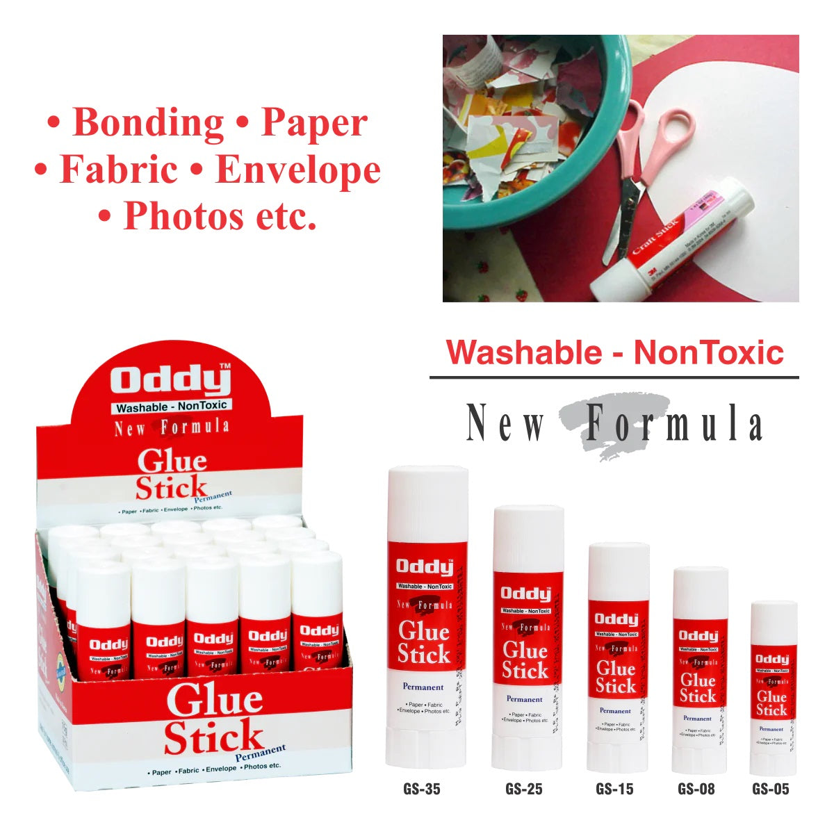 Oddy: Glue Stick - High Quality Adhesive