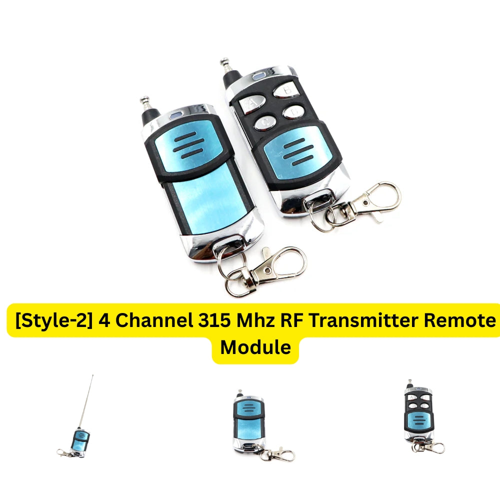 4 Channel 315 Mhz RF Transmitter Remote Module
