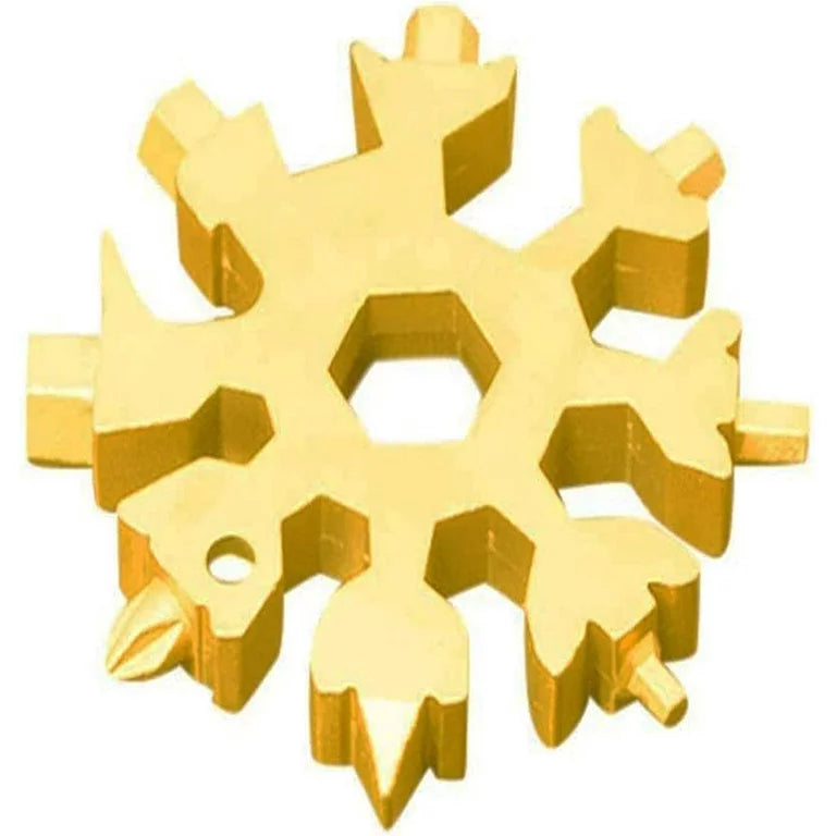 Makerbazar 18 in 1 Snowflake Portable Spanner Multi-Tool Hex Wrench
