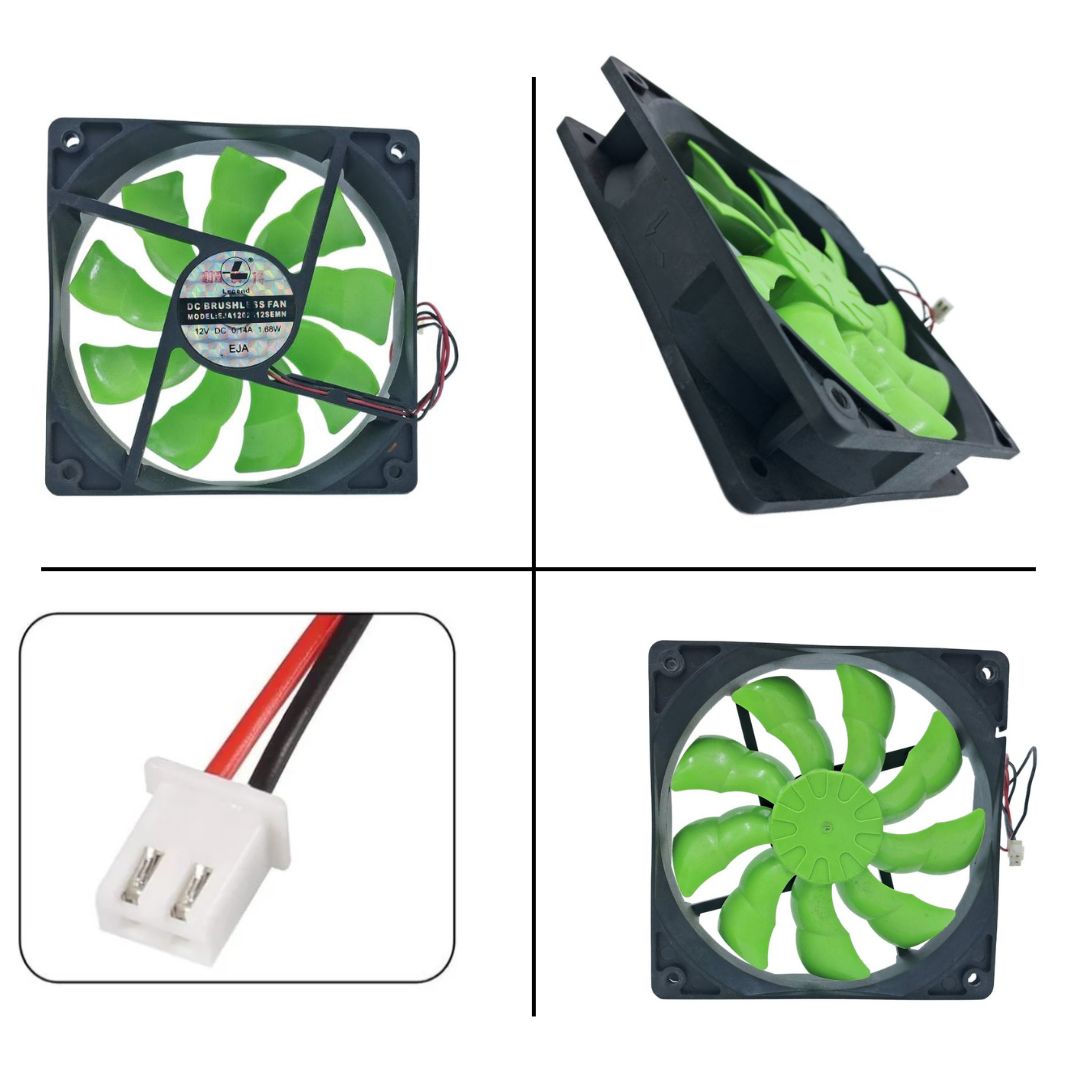 12025 12V Colored DC Cabinet Cooling Fan/CPU Fan 4.7x1inch