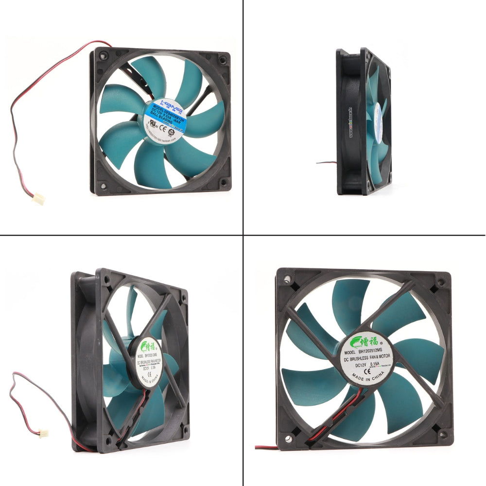12025 12V Colored DC Cabinet Cooling Fan/CPU Fan 4.7x1inch