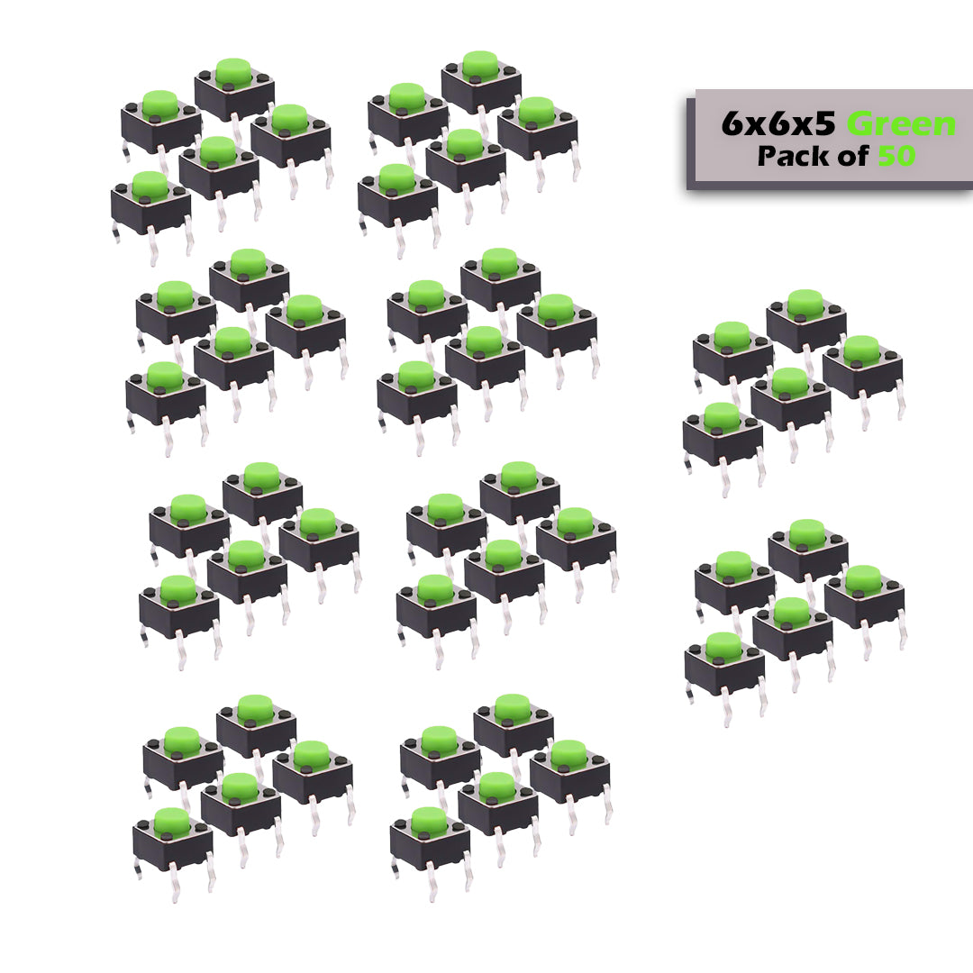 6x6mm DIP Mini Tactile Push Button Switch - 4Legs