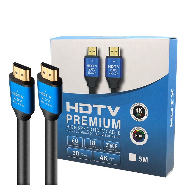 HDTV 4Kx2K High-Speed Male HDMI to HDMI Cable (19Pins)