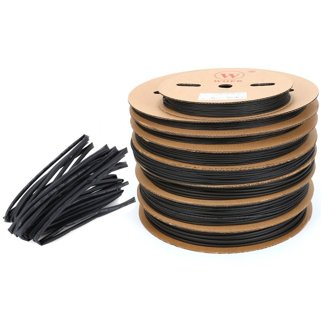 Black Heat Shrink Sleeve Tube For Wire Protection
