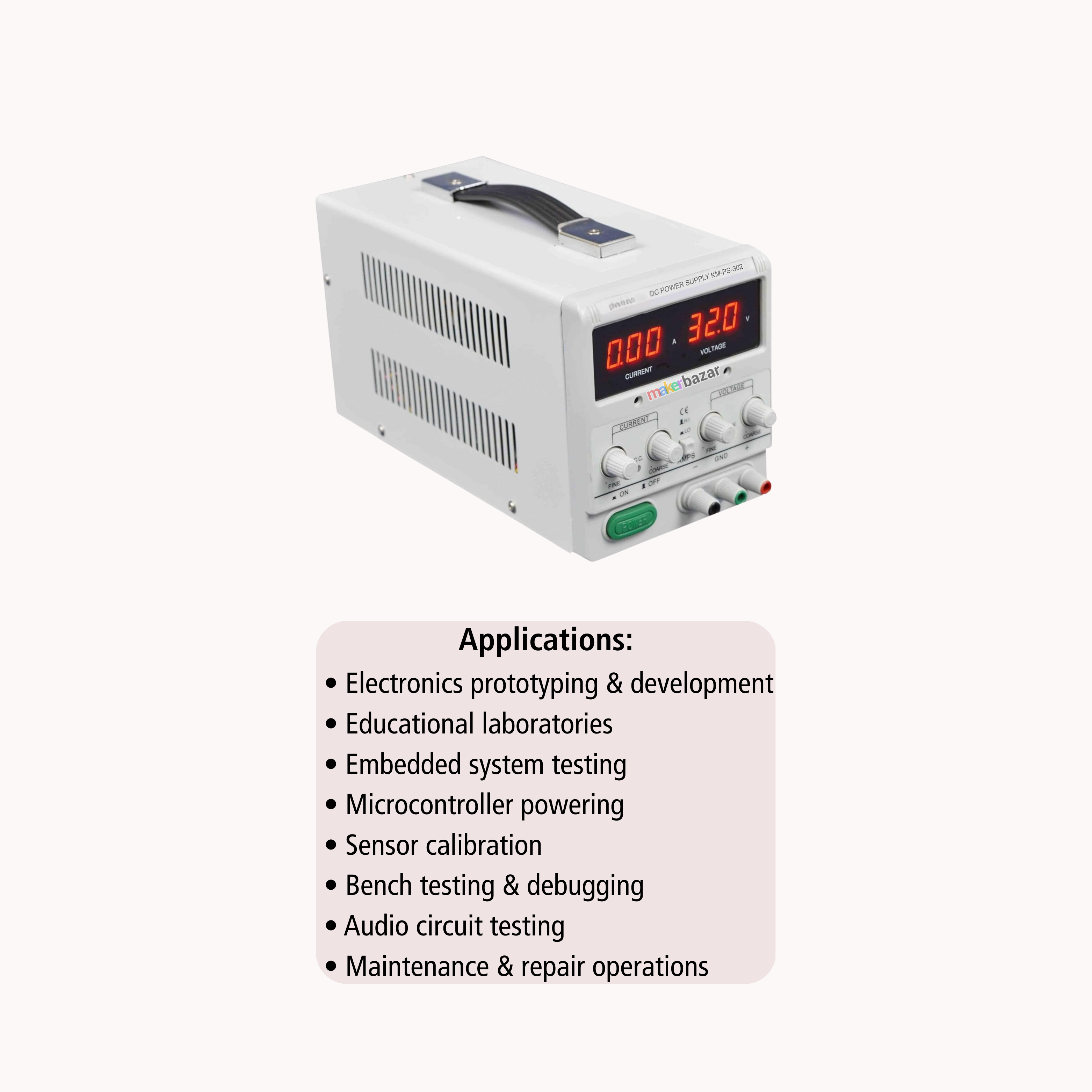 HTC DC-3002 0–30V 2A Linear Regulated DC Power Supply