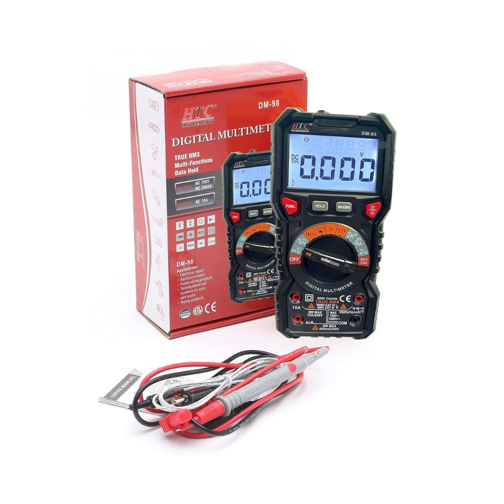 HTC DM-98 Digital Multimeter TRMS with Bargraph