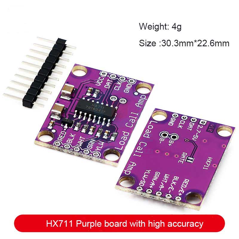 HX711 Load Cell Amplifier Module - 24bit ADC for Weigh Scales