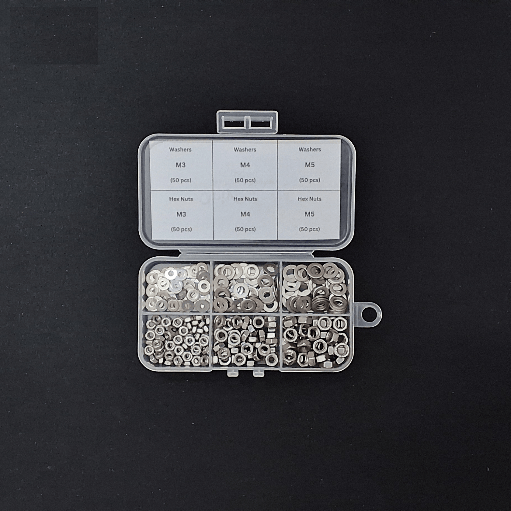 Assorted Hex-Nut and Washers Pack Kits (SS304)