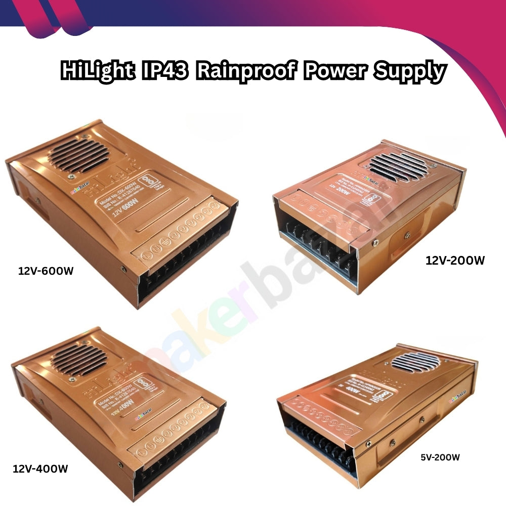 HiLight SMPS: IP43 Raindrops-Proof Multipurpose Power Supply with inbuilt Fan