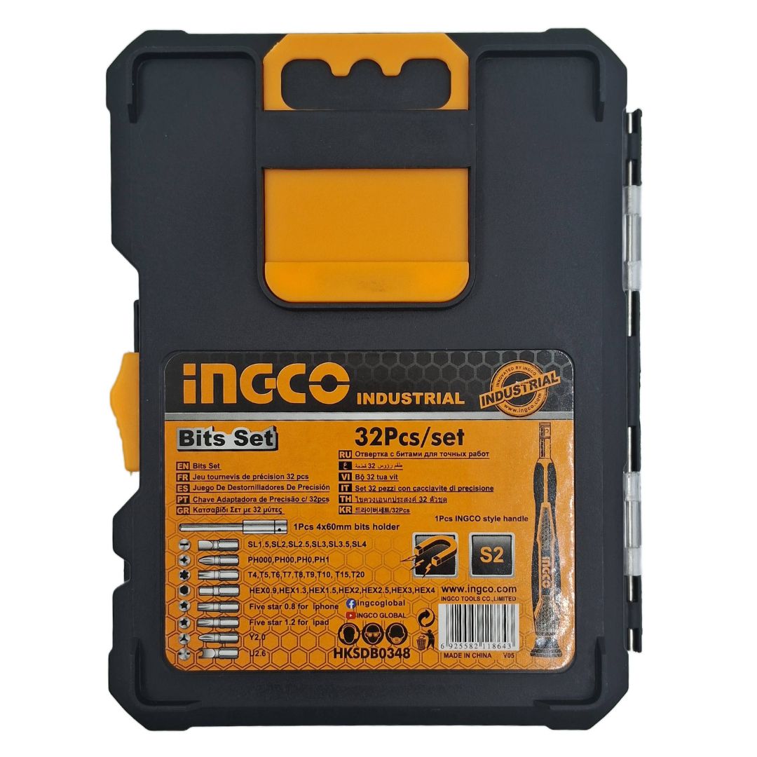 INGCO: HKSDB0348 32 Pcs Bits Screwdriver Set - Main Image