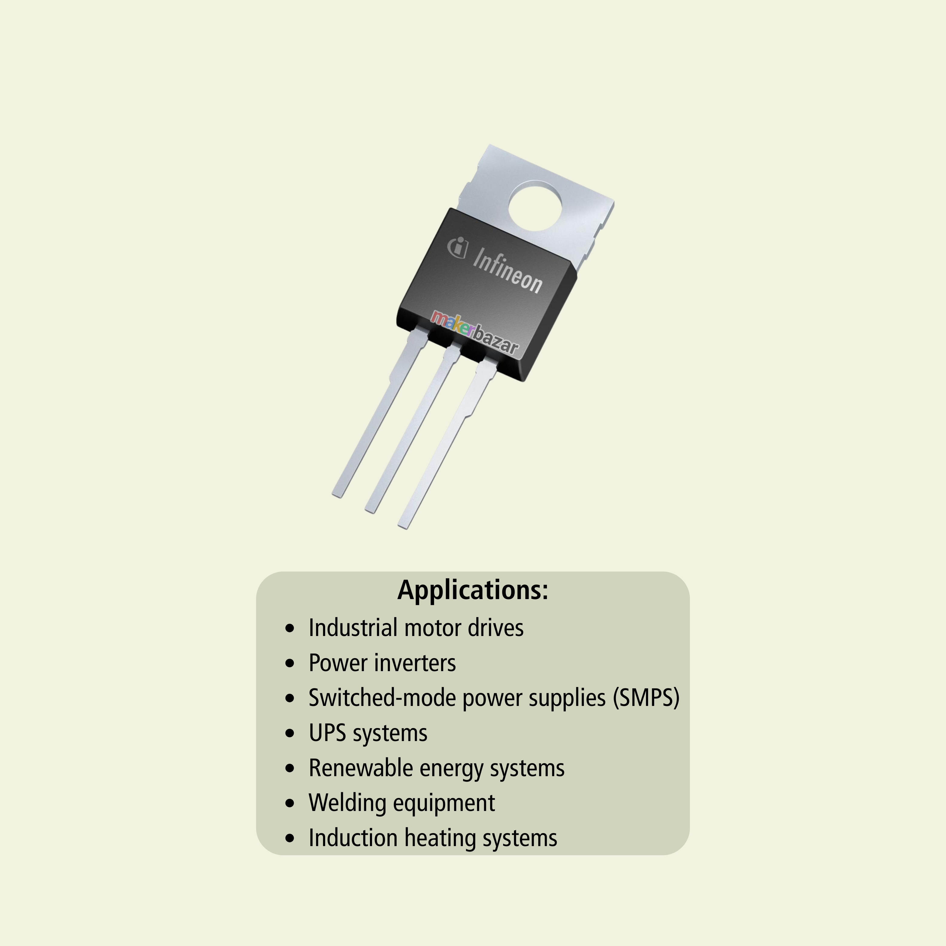 Infineon TRENCHSTOP Single IGBT Transistors Through-Hole
