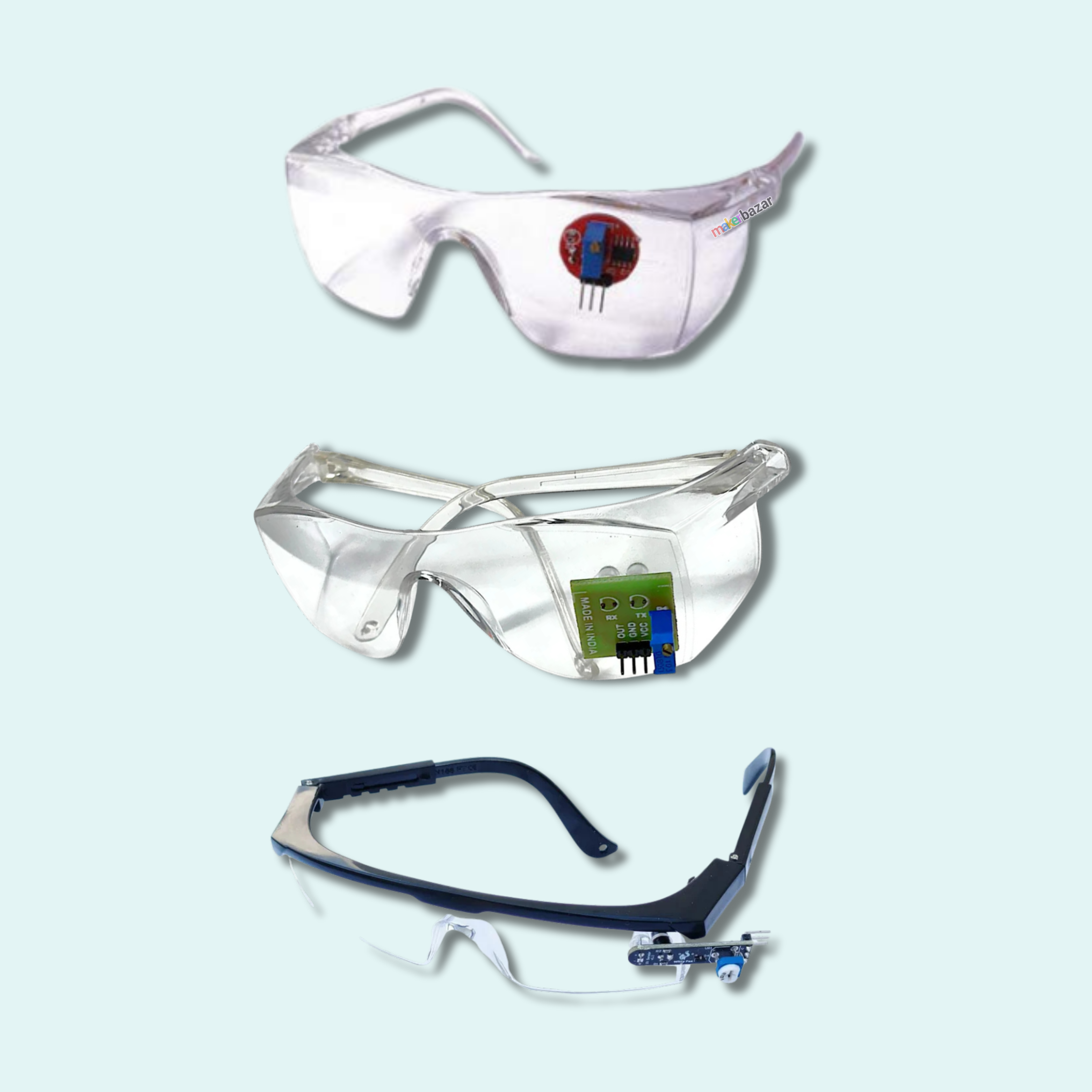 Infrared Eye Blink Sensor with Goggles