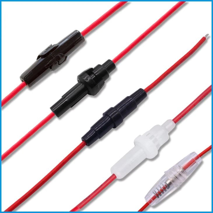 Inline Glass Fuse Holder (Screw-Type)