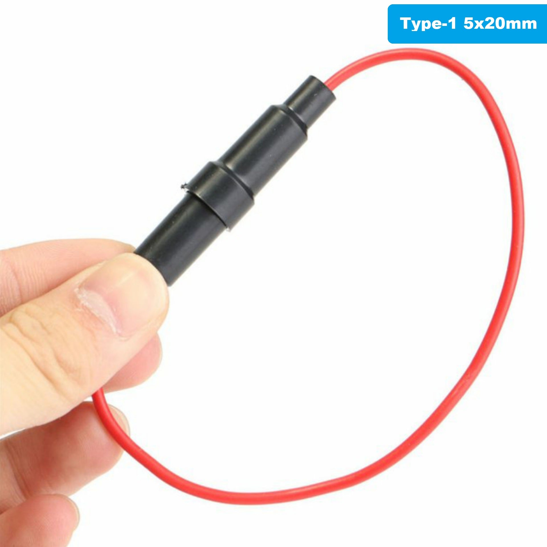 Inline Glass Fuse Holder (Screw-Type)