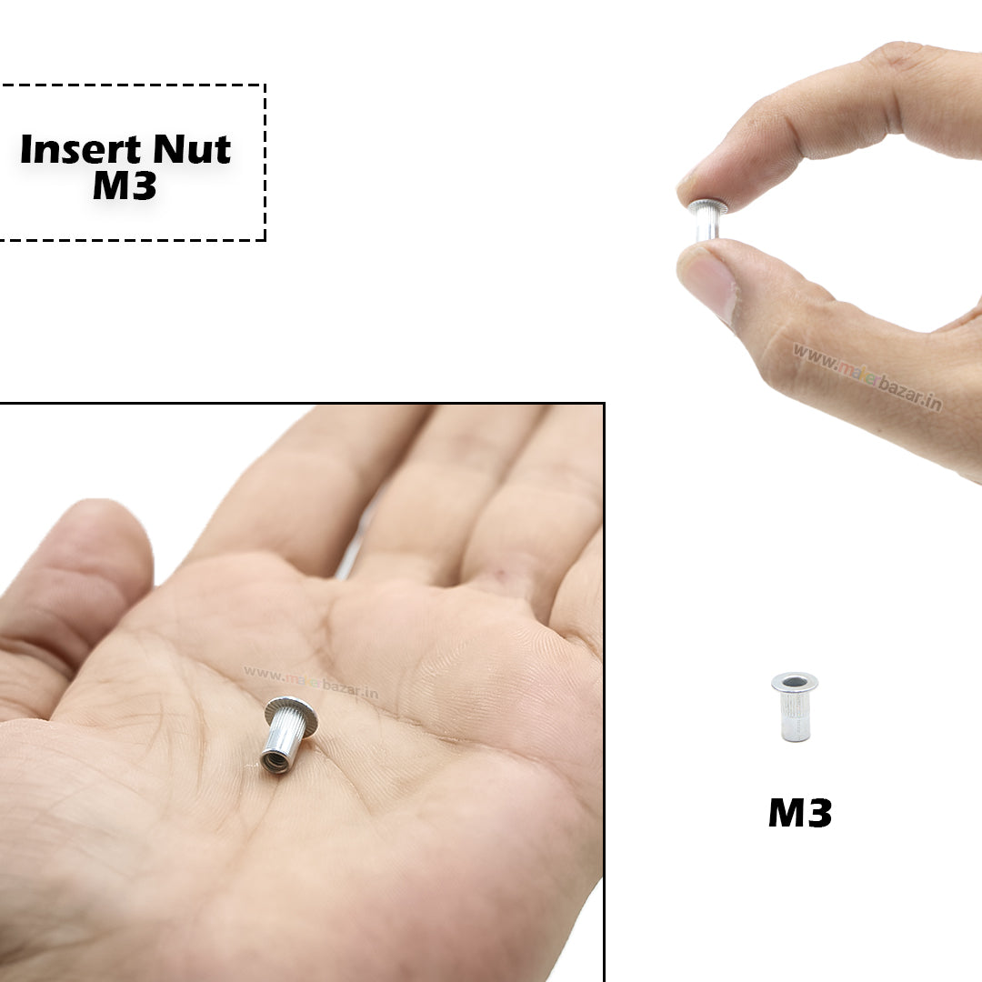 Silver Metal Rivet Insert Nut